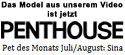 Von unserem Video-Model zum PENTHOUSE Pet Juli/August Von unserem Video-Model zum PENTHOUSE Pet Juli/August